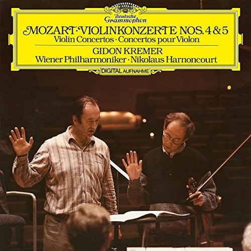 Mozart/ Kremer/ Wiener Philharmoniker/ Harnocou - Violin Concertos No 4 & 5