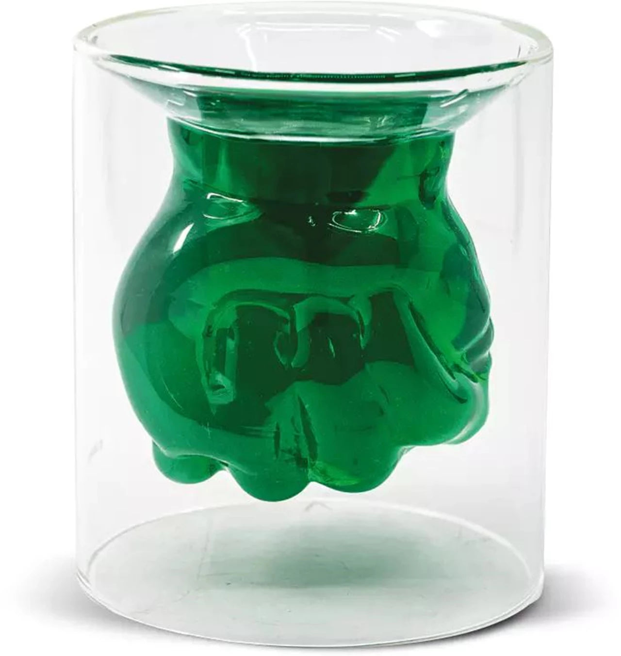 Hulk 3D Shaped Glass Tumbler
