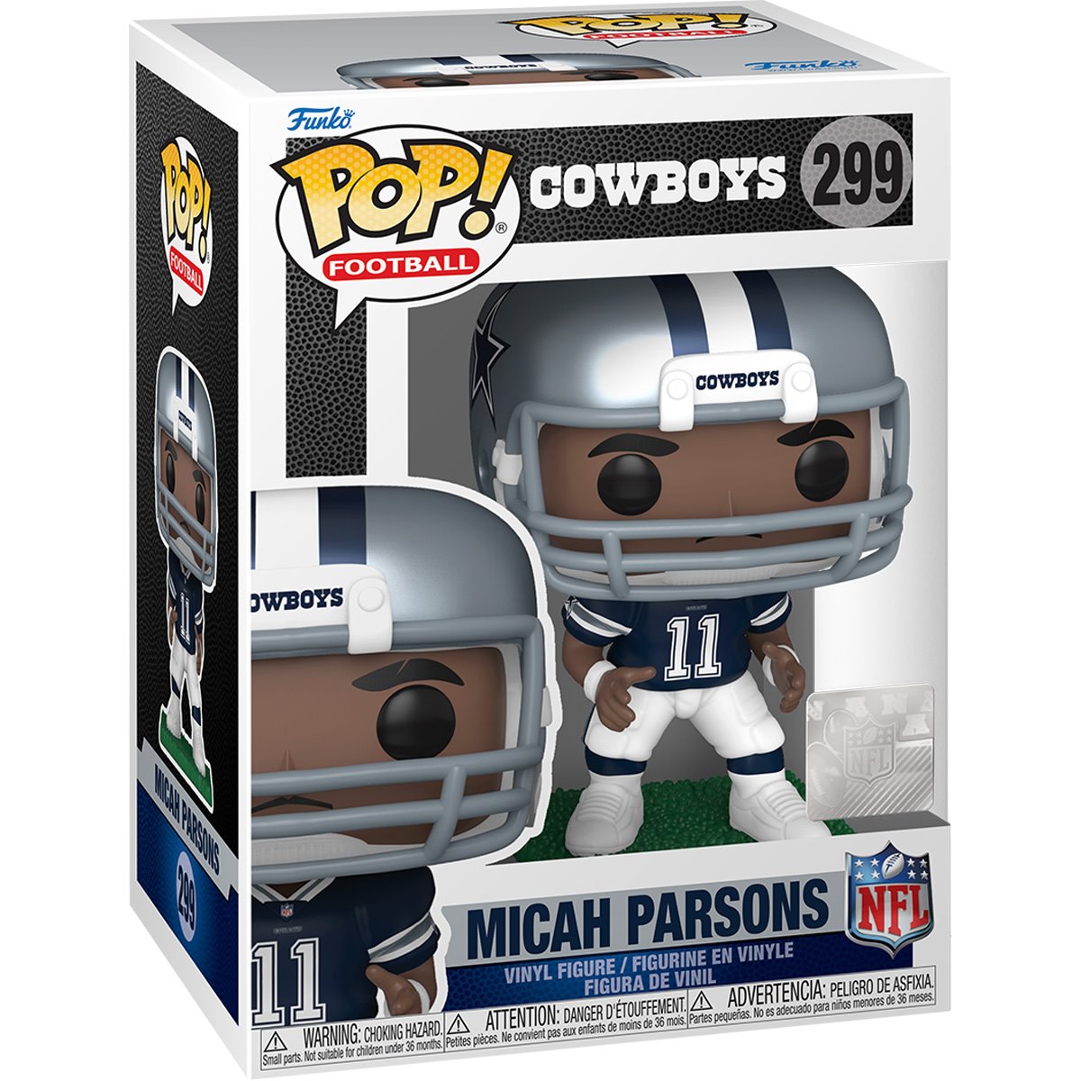 Funko Pop! NFL Dallas Cowboys Micah Parsons (Color)