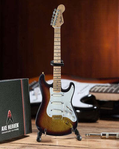 Axe Heaven Fender Stratocaster 60th Anniversary Sunburst Mini Guitar Replica Collectible FS-022
