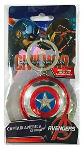 Captain America Civil War Pewter Key Ring