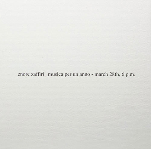Enore Zaffiri - Musica Per Un Anno