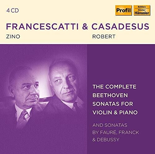 Beethoven/ Francescatti/ Casadesus - Sonatas for Violin & Piano