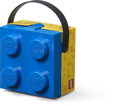 LEGO Box with Handle with 4 Knobs, Blue