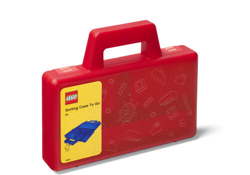 LEGO Sorting Box with Handle, Red