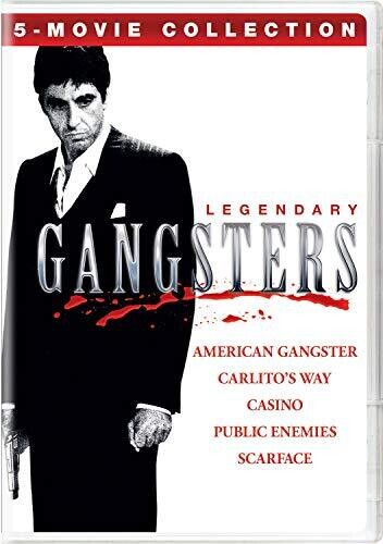 Legendary Gangsters: 5-Movie Collection (American Gangster/Carlito'sWay/Casino/Public Enemies/Scarface)