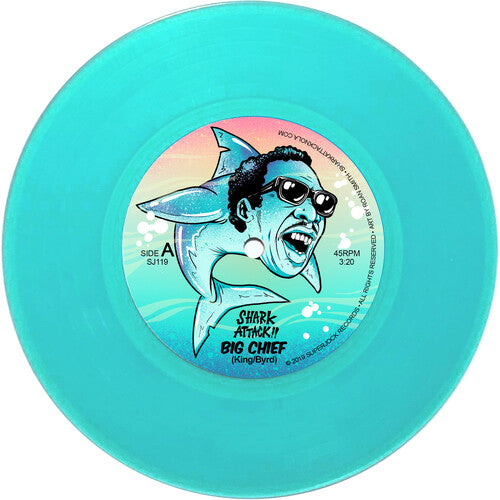 Shark Attack!! - Big Chief / Bamboula (Aqua Blue Vinyl)