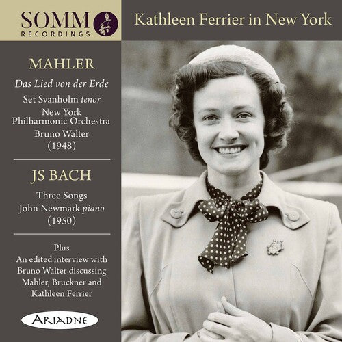 Ferrier  Svanholm  Newmark  New York Philharmonic Orchestra  Walter - Kathleen Ferrier in New Yorik