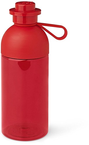 LEGO Hydration Bottle 0.5L, Transparent Red