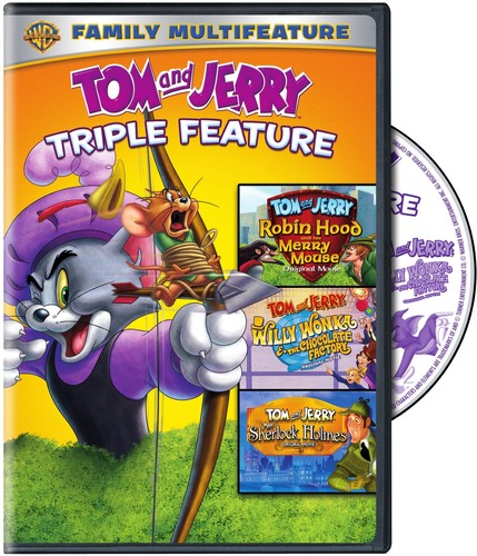 Tom And Jerry Triple Feature: Sherlock Holmes/Willy Wonka/Robin Hood