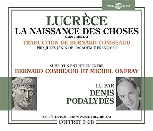 Michel Onfray - Lucrece la Naissance Des Choses Suivi D'un