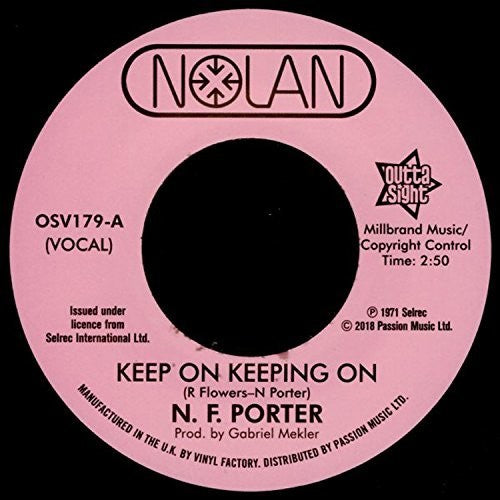 Nolan Porter - Keep On Keeping On / If I Could Only Be Sure
