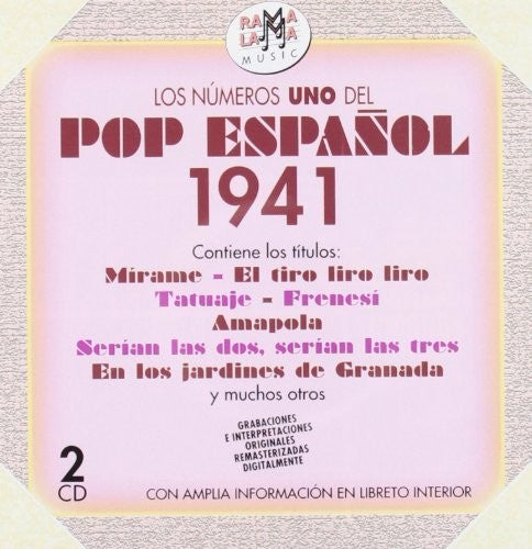 Los Numeros 1 Del Pop Espanol 1941/ Various - Los Numeros 1 Del Pop Espanol 1941 / Various