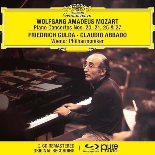 Mozart/ Gulda/ Wiener Philharmoniker/ Abbado - Piano Concertos Nos 20 21 25 & 27