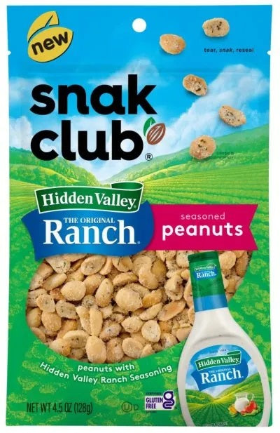 Snak Club Hidden Valley Ranch Peanuts
