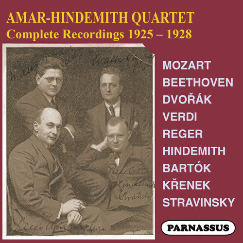 Amar Hindemith Quartet - Amar-Hindemith Quartet complete recordings 1925-8
