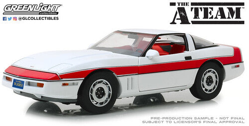 GreenLight Collectibles - 1:18 The A-Team (1983-87 TV Series) - 1984Chevrolet Corvette C4