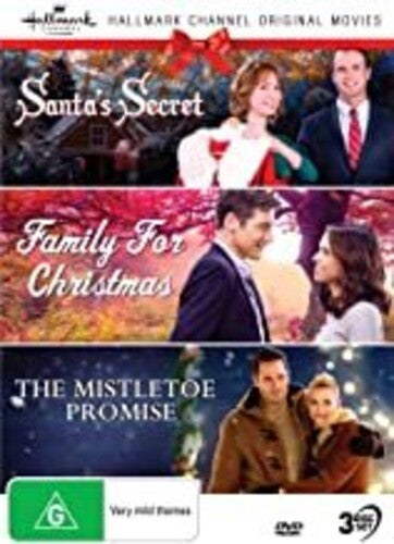 Hallmark Xmas 10: Santa's Secret (AKA Christmas At Cartwrights) / Family For Christmas / The Mistletoe Promise [NTSC/0]