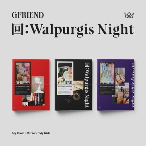 Gfriend - Walpurgis Night (Random Cover) (incl. 60pg Booklet, 24pg Lyric Book, 16pg Minibook, Pet Photostand, Room Pop-Up Card, Business Card, 2pc Selfie Photocard)