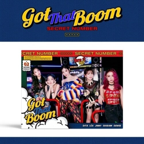 Secret Number - Got That Boom (incl. 64pg Photobook, 2pc Photocard, Postcard, Cartoon Card + Photo Stand)