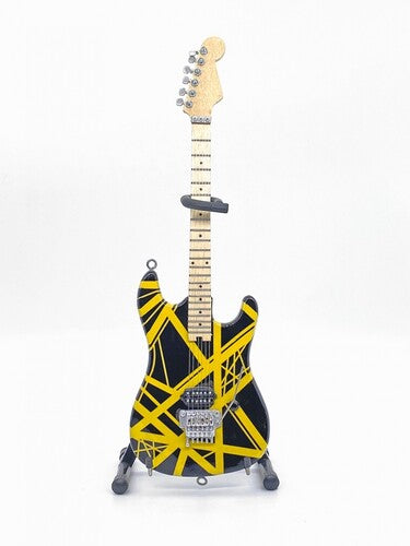 EVH - Eddie Van Halen - Bumblebee Black & Yellow Mini Guitar Replica Collectible