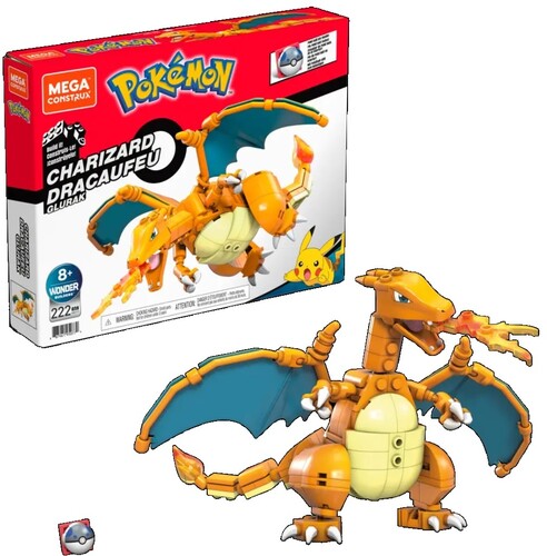 MEGA Pokemon Charizard Construction Set