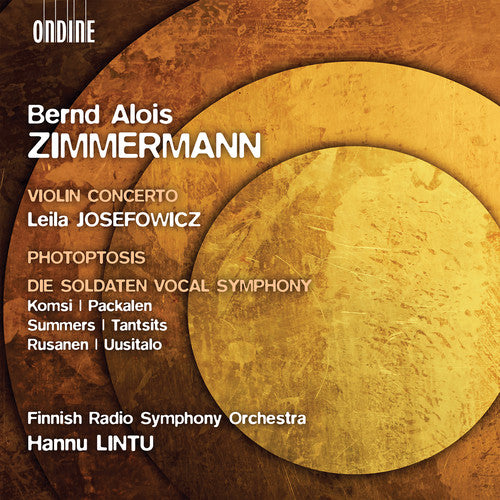 Zimmermann/ Josefowicz - Violin Concerto / Photoptosis