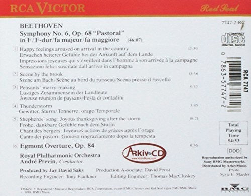 Rpo/ Andre Previn - Sym No 6