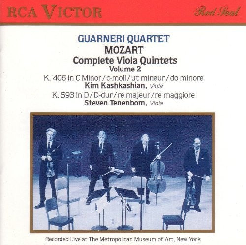 Mozart/ Guarneri String Quartet - Complete Viola Quintet