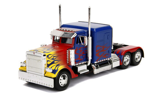 Transformers T1 - 1:24 Optimus Prime Die-Cast Truck with Robot Chassis
