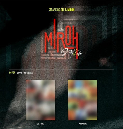 Stray Kids - Cle 1 - Miroh (Random Cover) (incl. photobook + 3 QR Cards)