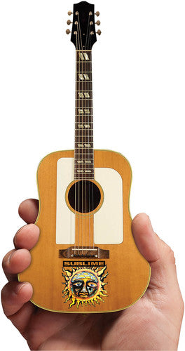 Axe Heaven Sublime Small Sun Face Logo Acoustic Mini Guitar Replica 2M-S09-5007