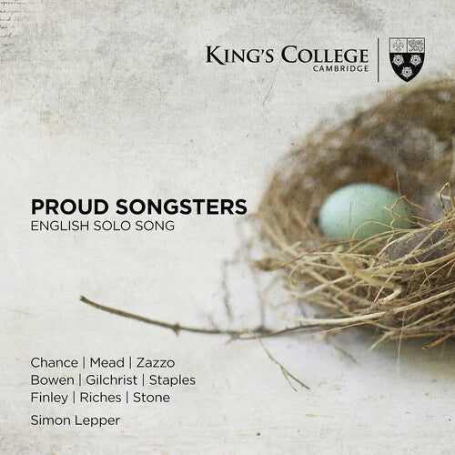 Proud Songsters: English Solo Song - Proud Songsters: English Solo Song
