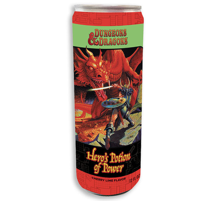 Dungeons And Dragons Hero's Potion of Power Energy Drink
