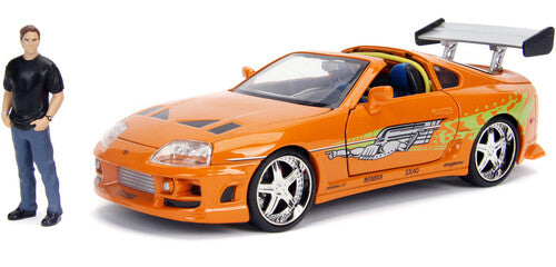Fast & Furious - 1:24 1995 Toyota Supra Die-Cast Car & Brian O'Conner Figure