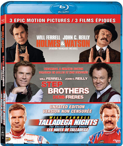 Holmes & Watson / Step Brothers / Talladega Nights: The Ballad Of Ricky Bobby