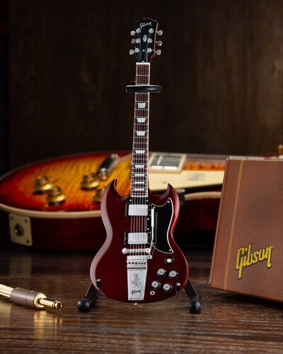 Gibson SG Standard 1964 Cherry 10 Inch Miniature Guitar Replica Collectible