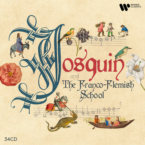 Ensemble Gilles Binchois/ Hilliard Ensemble - Josquin & the Franco-Flemish School (34 CD)