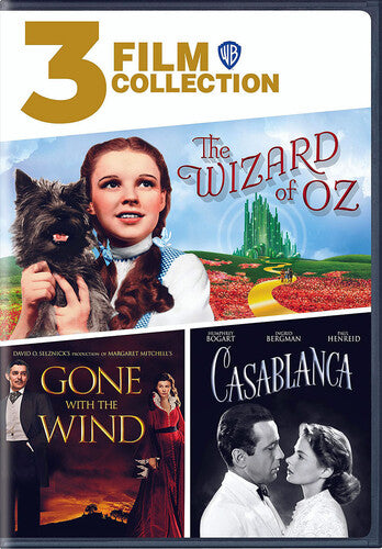 3 Film Collection: The Wizard of Oz / Gone With the Wind / Casablanca