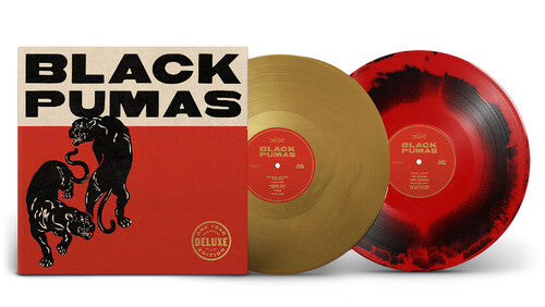Black Pumas - Black Pumas - Gold / Black & Red Marbled