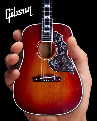 Axe Heaven Gibson Hummingbird Vintage Cherry Sunburst Mini Acoustic Guitar Replica Collectible GG-631