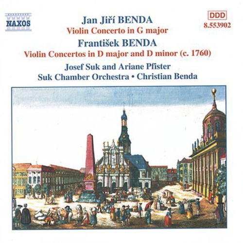 JJ Benda / F Benda / Suuk/ Pfister/ Suk Co - Violin Concertos I