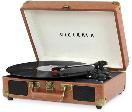 Victrola Journey Bluetooth Portable Suitcase Turntable - Brown