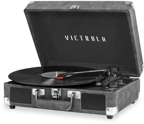 Victrola Journey Bluetooth Portable Suitcase Turntable - Grey