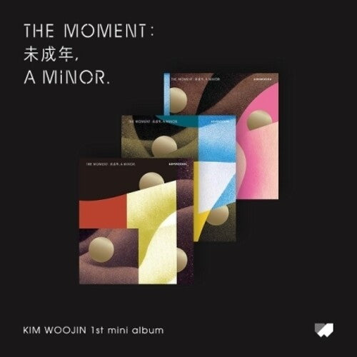Kim Woojin - The Moment: A Minor (Random Cover) (incl. 80pg Photobook, Photocard, Sticker, Folded Poster + Film Photocard)
