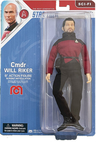 Mego - Sci-Fi Star Trek: TNG - Commander Will Riker 8" Action Figure