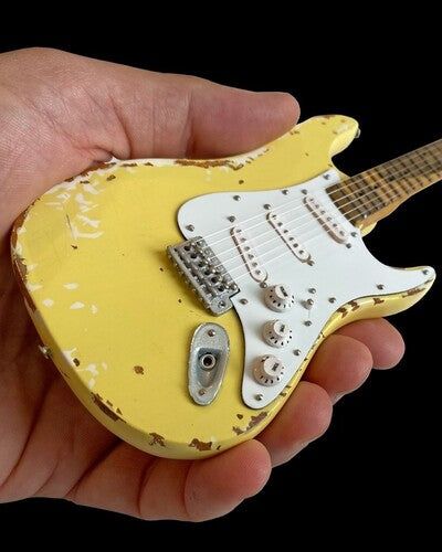 Axe Heaven Yngwie Malmsteen Fender Stratocaster Heavily Worn Olympic White Mini Guitar Replica FS-031