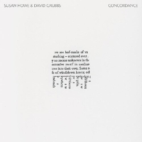 Susan Howe / David Grubbs - Concordance