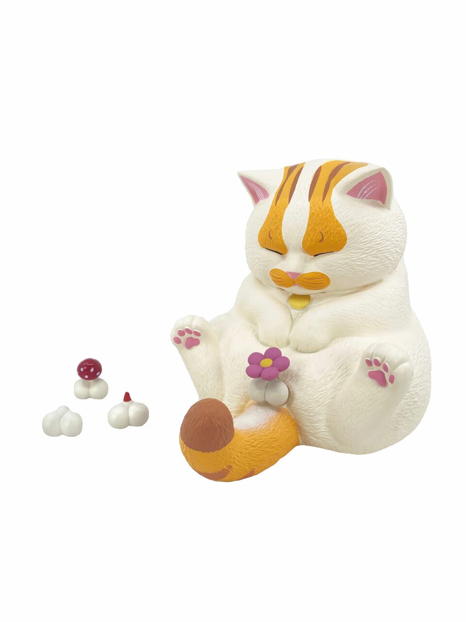 Crotch Staring Cats Orange and White Shorthair