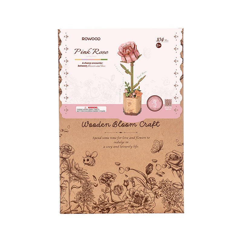 Pink Rose 3d Kit